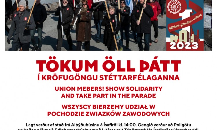 Hátíðarhöld 1. maí 2023