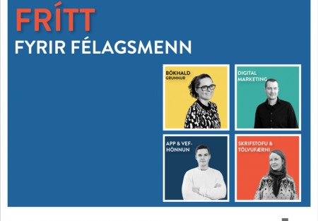 Gríptu tækifærið – frí námskeið fyrir félagsmenn !
