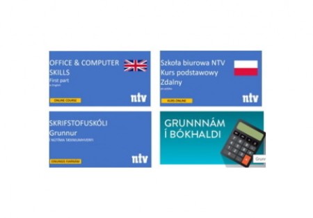 NTV skólinn – námskeið í fjarnámi á ensku, pólsku og íslensku
