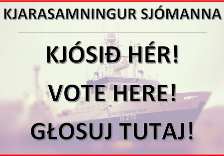 Kosning um kjarasamning sjómanna