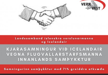 Sérkjarasamningur við innanlandsflug Icelandair samþykktur