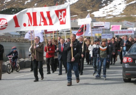 Góð þátttaka í 1. maí hátíðarhöldum hjá Verk Vest